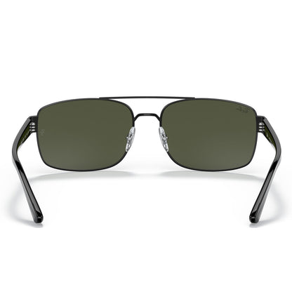 Ray-Ban 3687 Black Green RB3687 002/31 (61)