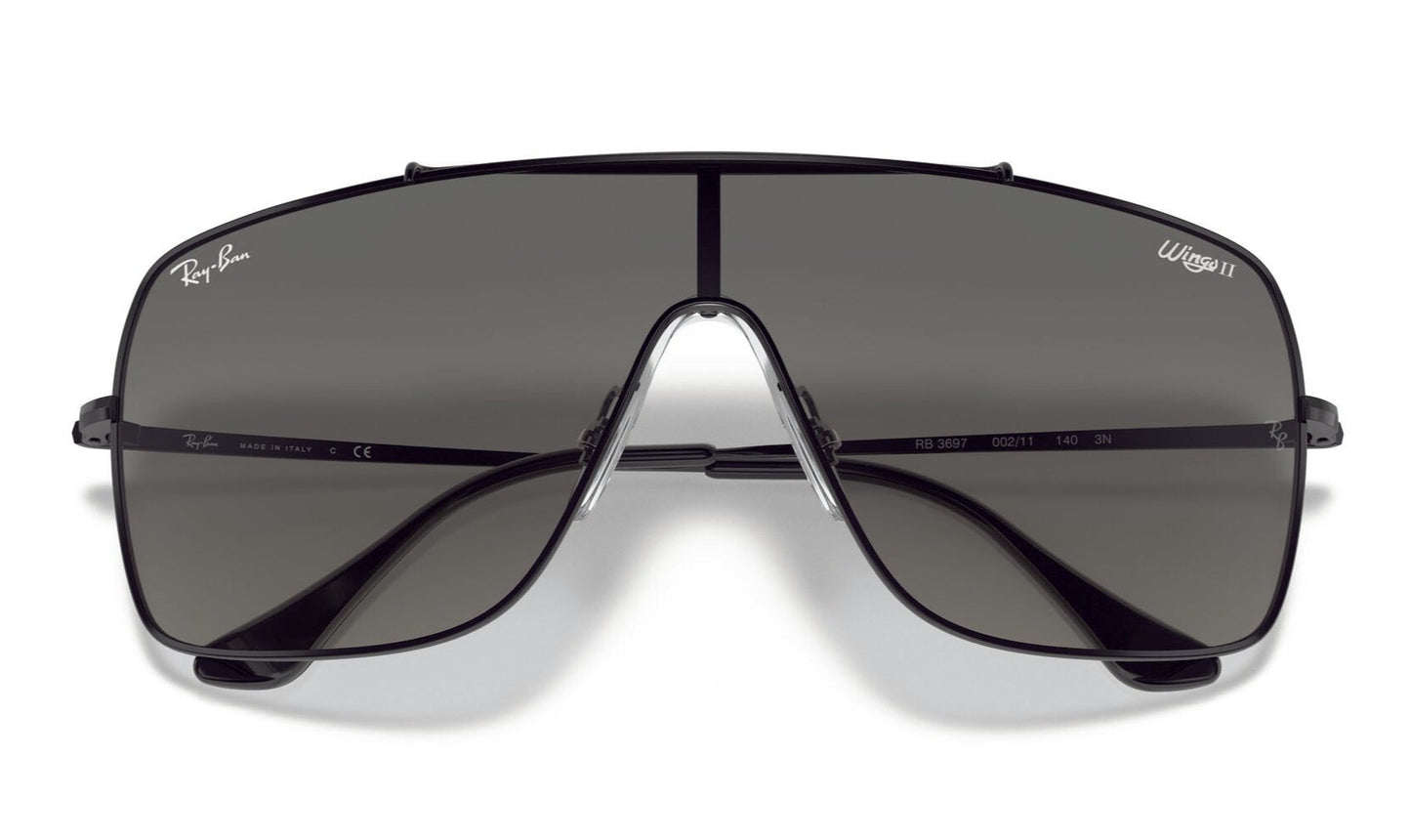 Ray-Ban Wings II 3697 Black Grey Gradient (3697 002/11)