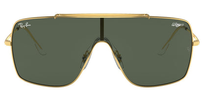 Ray-Ban 3697 Wings II Arista Gold Dark Green RB3697 905071 (35)