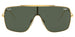 Ray-Ban 3697 Wings II Arista Gold Dark Green RB3697 905071 (35)