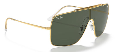 Ray-Ban 3697 Wings II Arista Gold Dark Green RB3697 905071 (35)