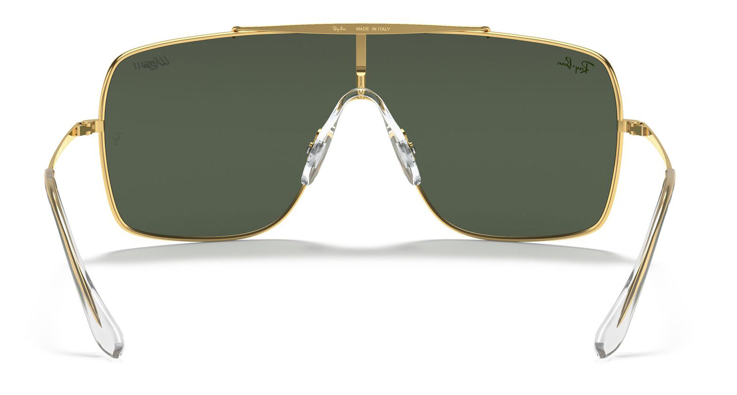 Ray-Ban 3697 Wings II Arista Gold Dark Green RB3697 905071 (35)