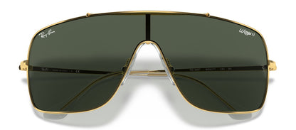 Ray-Ban 3697 Wings II Arista Gold Dark Green RB3697 905071 (35)