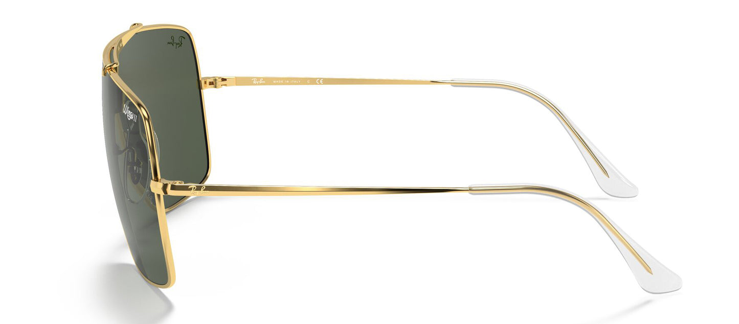 Ray-Ban 3697 Wings II Arista Gold Dark Green RB3697 905071 (35)