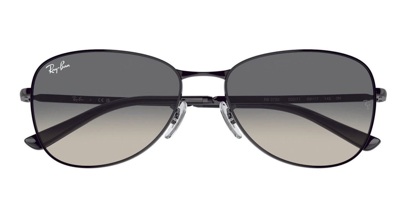 Ray-Ban 3733 Black Grey Gradient (3733 002/71)