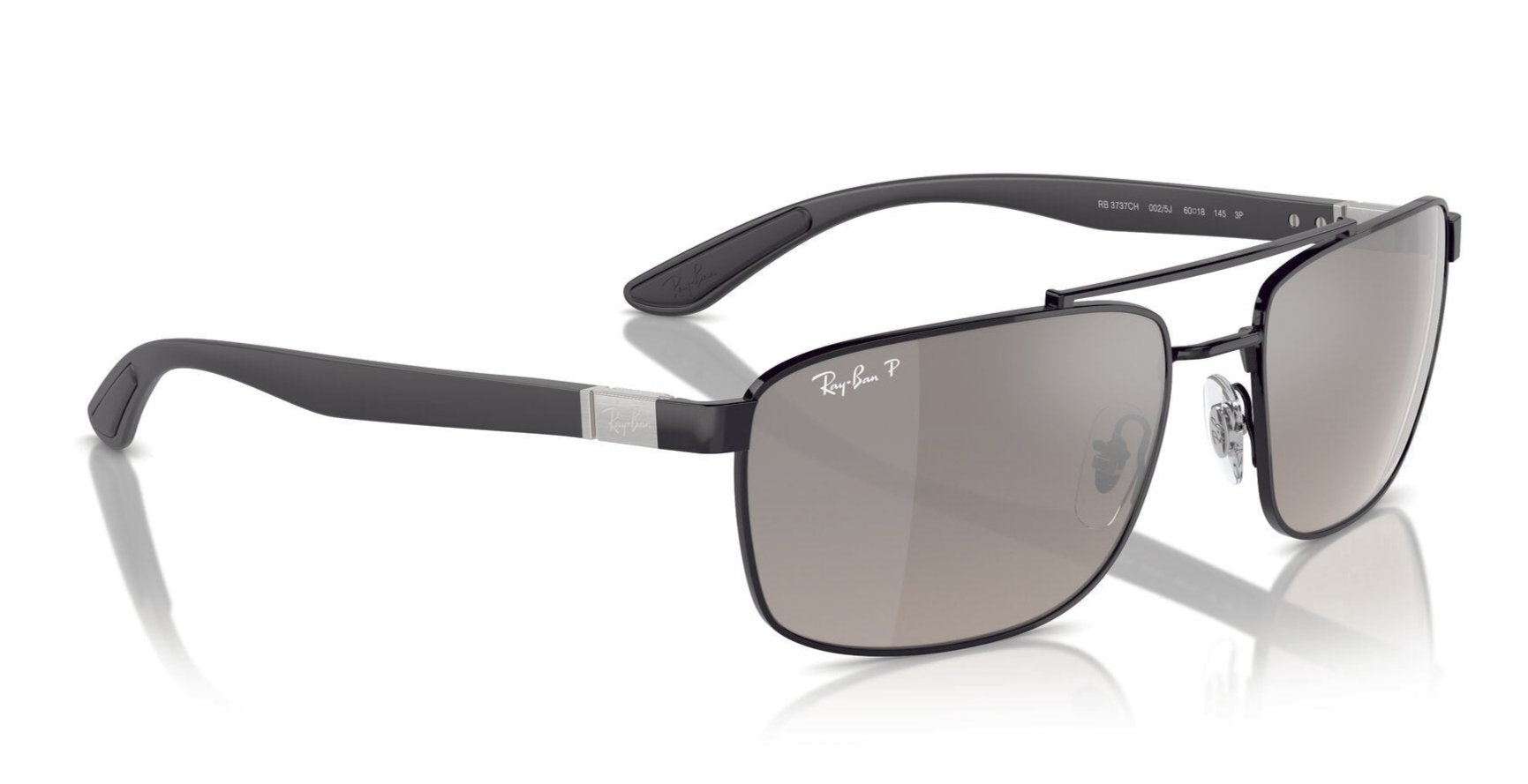 Ray-Ban 3737CH Polarised Black Grey Gradient RB3737CH 002/5J (60