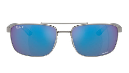 Ray-Ban 3737CH Sunglasses Polarised Gunmetal Blue Mirror – Great