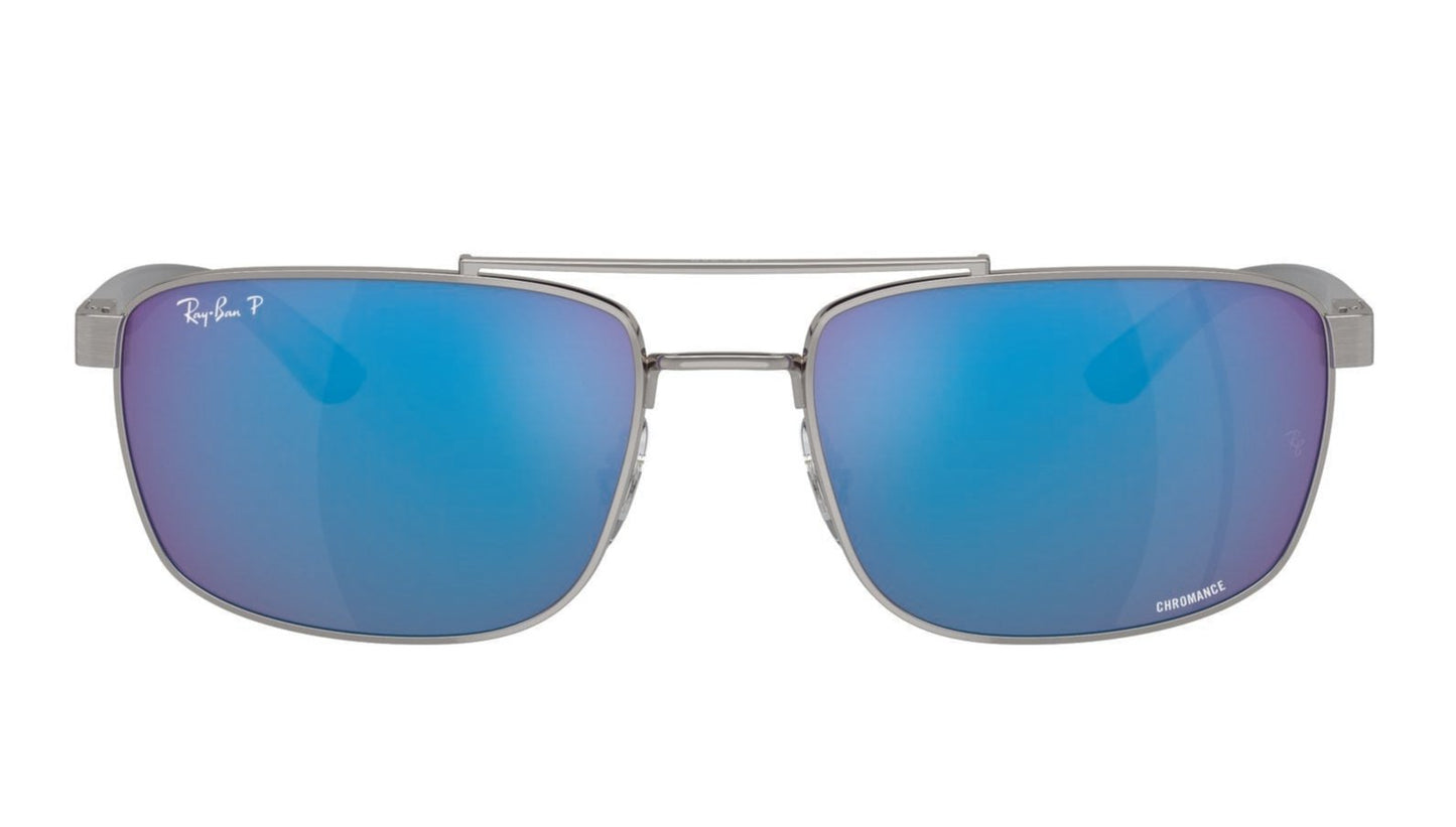 Ray-Ban 3737CH Polarised Gunmetal Blue Mirror (3737CH 004/A1)