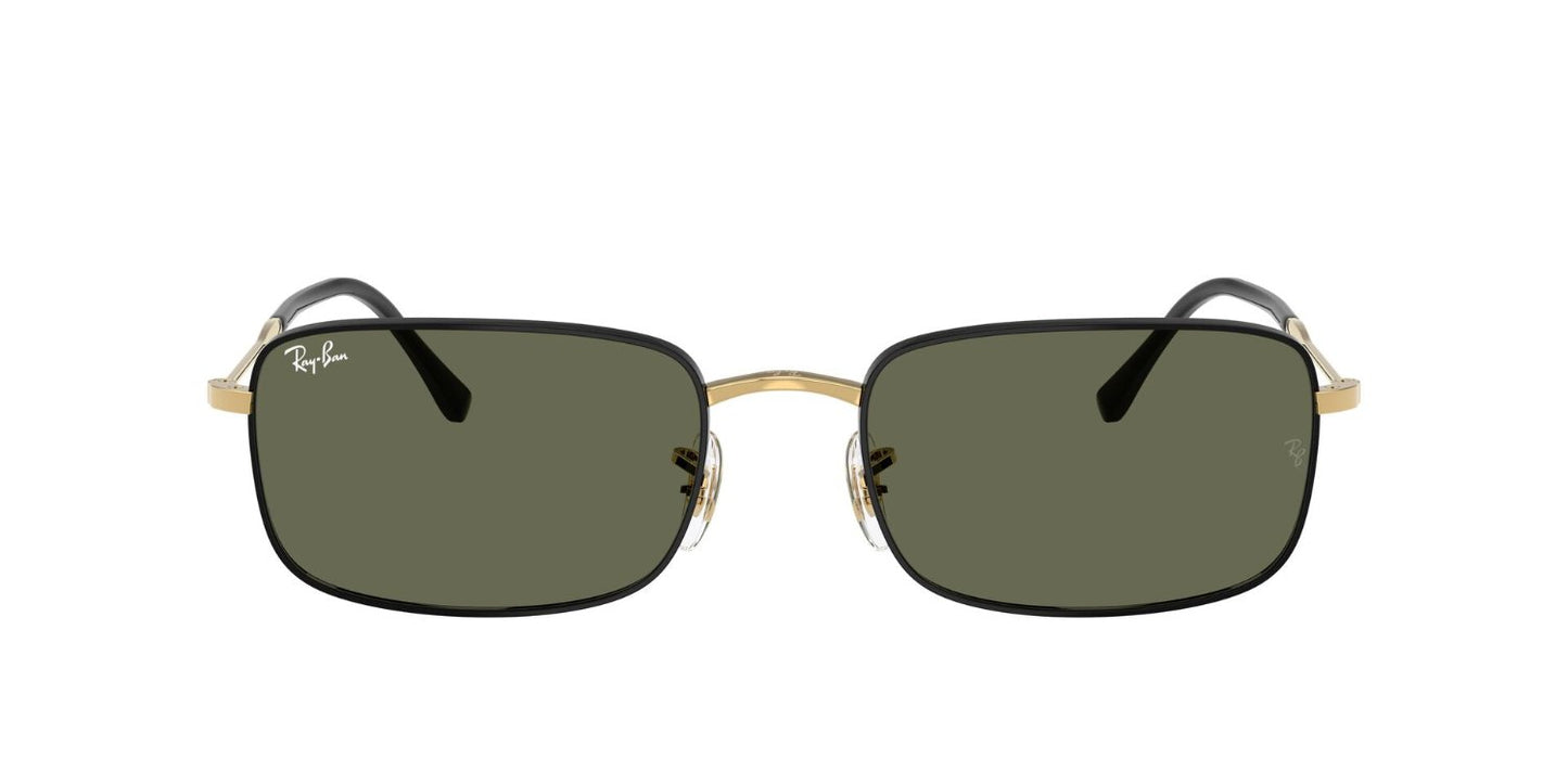 Ray-Ban 3746 Polarised Black on Arista G15 Green (3746 927158)