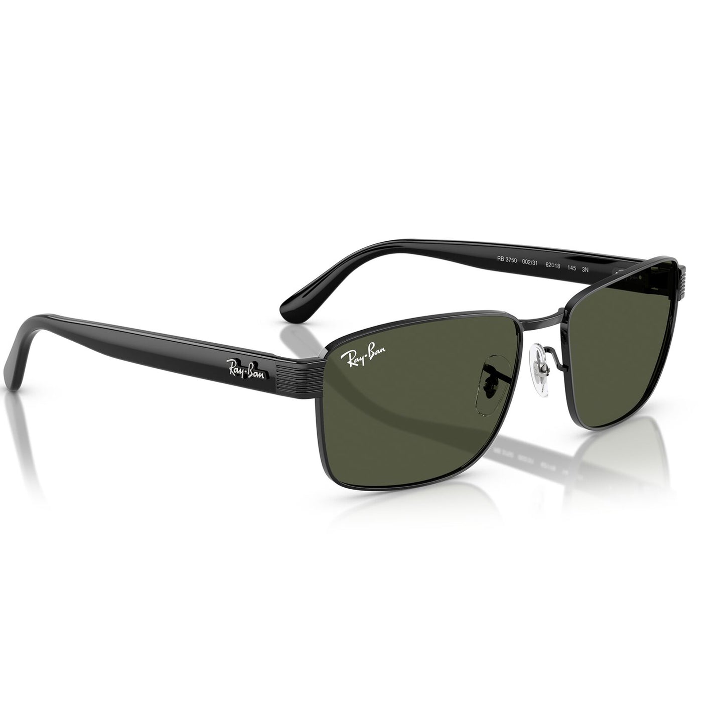 Ray-Ban 3750 Black G-15 Green RB3750 002/31 (59)