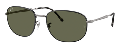 Ray-Ban 3754 Polarised Matte Black on Matte Gunmetal Green (3754 927458)
