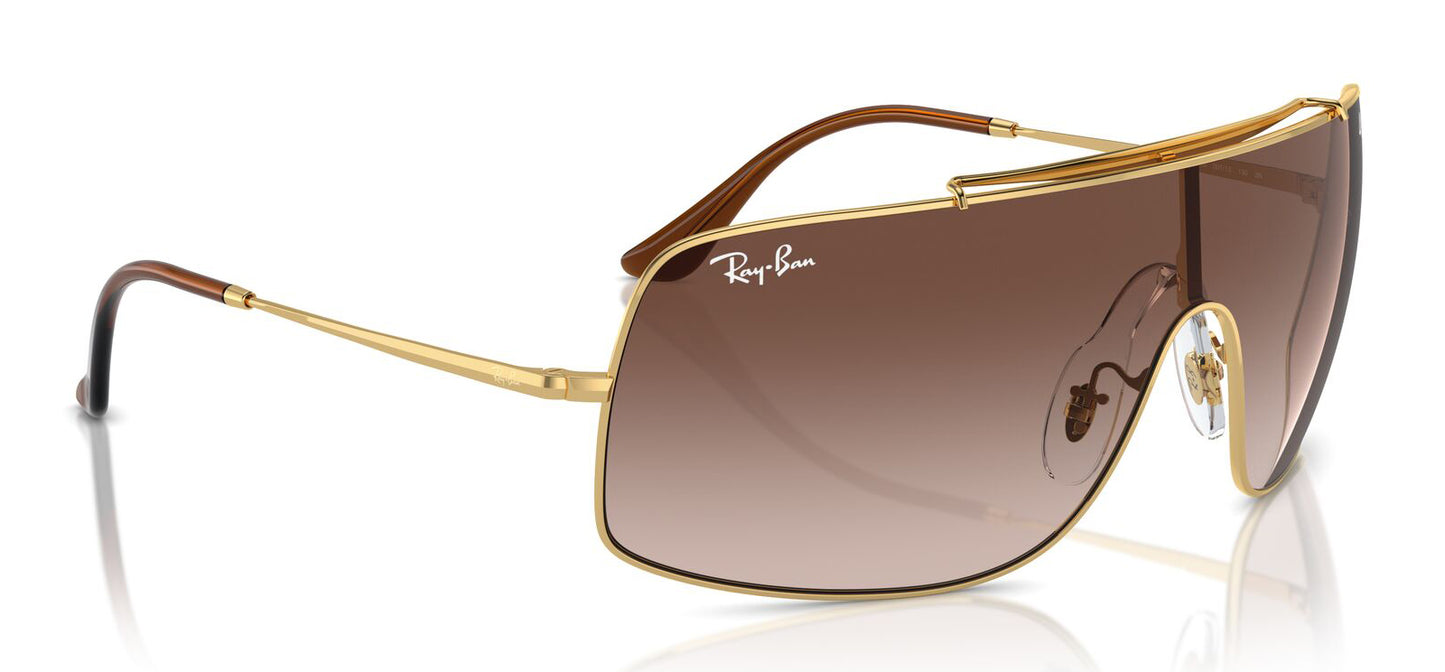 Ray-Ban 3897 Wings III Gold Brown Gradient RB3897 001/13 (36)