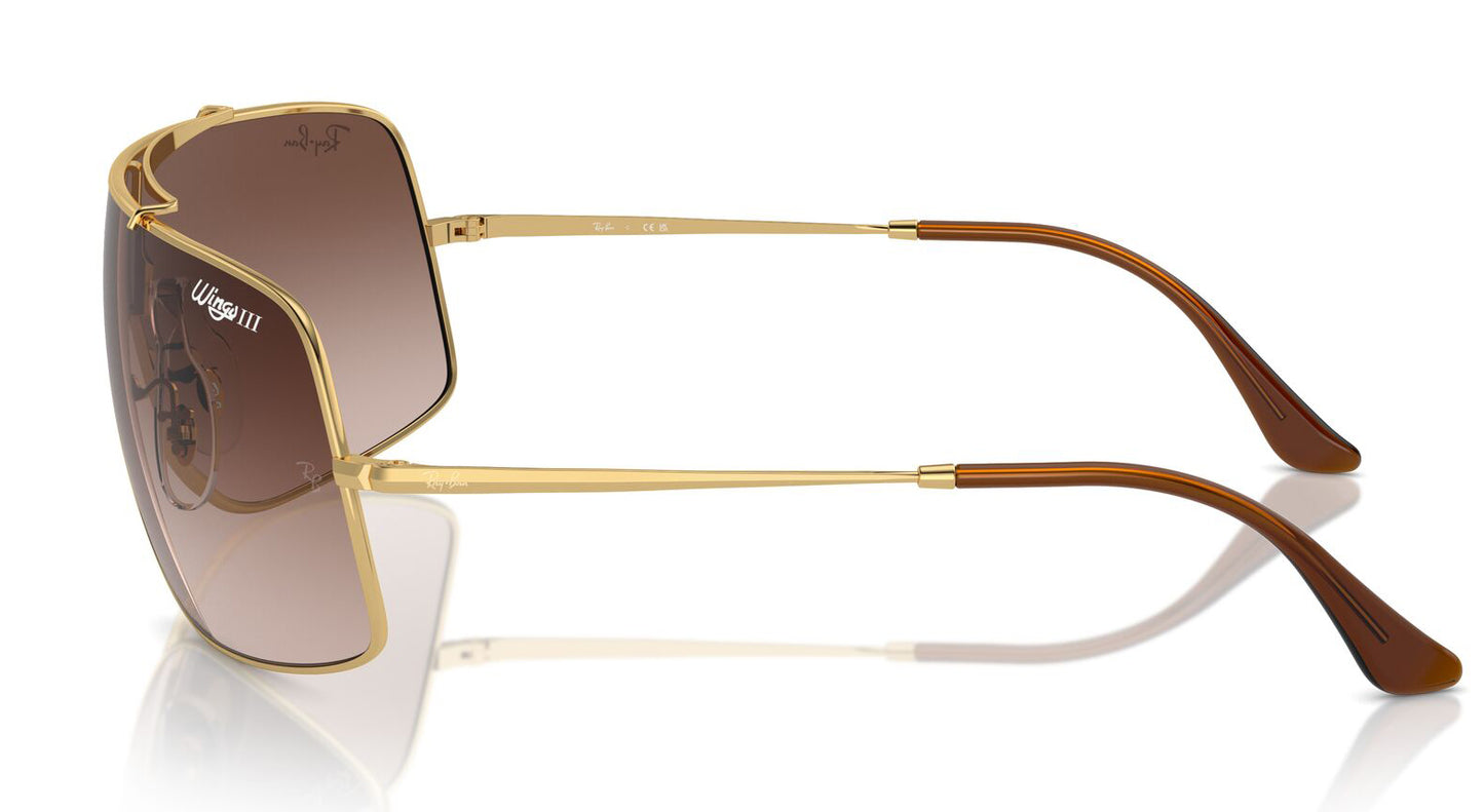 Ray-Ban 3897 Wings III Gold Brown Gradient RB3897 001/13 (36)