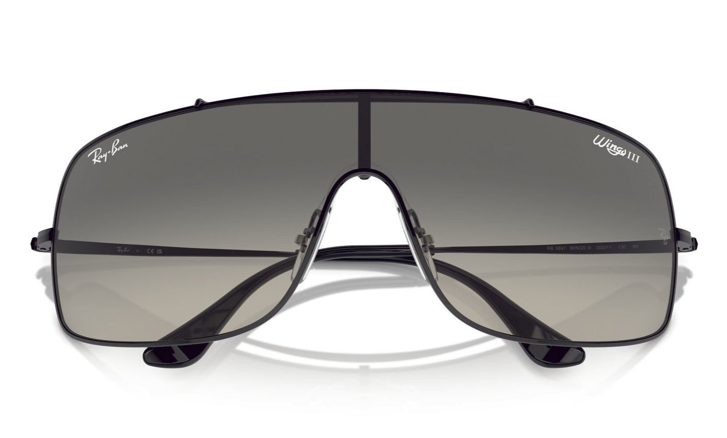 Ray-Ban Wings III 3897 Black Grey Gradient (3897 002/11)