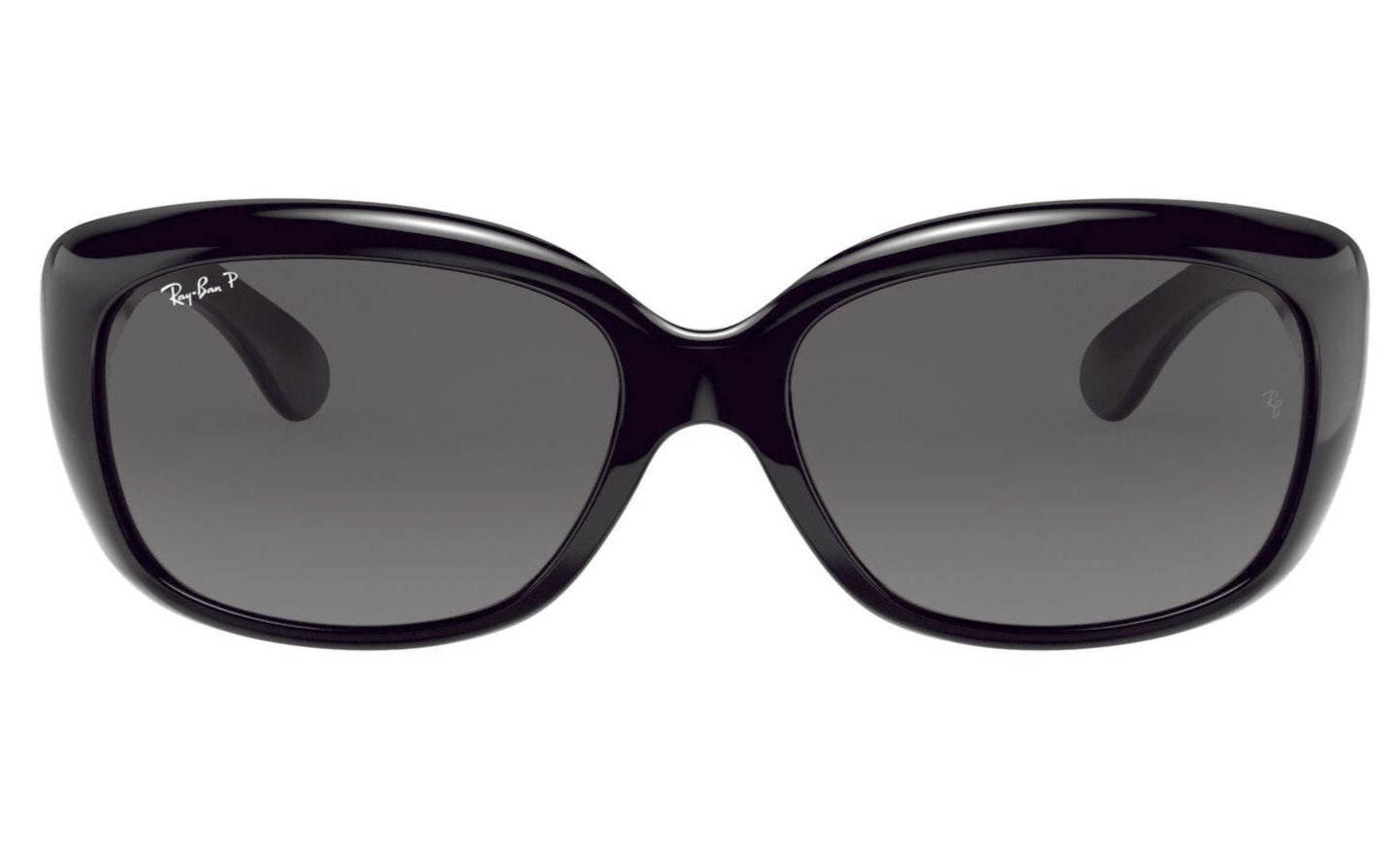 Ray-Ban Jackie Ohh 4101 Polarised Gloss Black Grey Gradient (4101 601/T3)