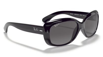 Ray-Ban Jackie Ohh 4101 Polarised Gloss Black Grey Gradient (4101 601/T3)