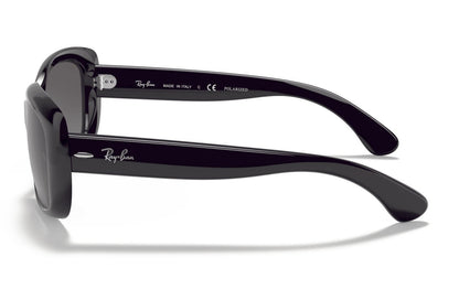 Ray-Ban Jackie Ohh 4101 Polarised Gloss Black Grey Gradient (4101 601/T3)