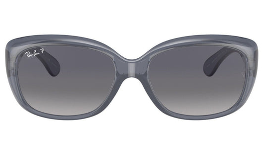 Ray-Ban 4101 Jackie Ohh Polarised Transparent Blue Grey Gradient RB4101 659278 (58)