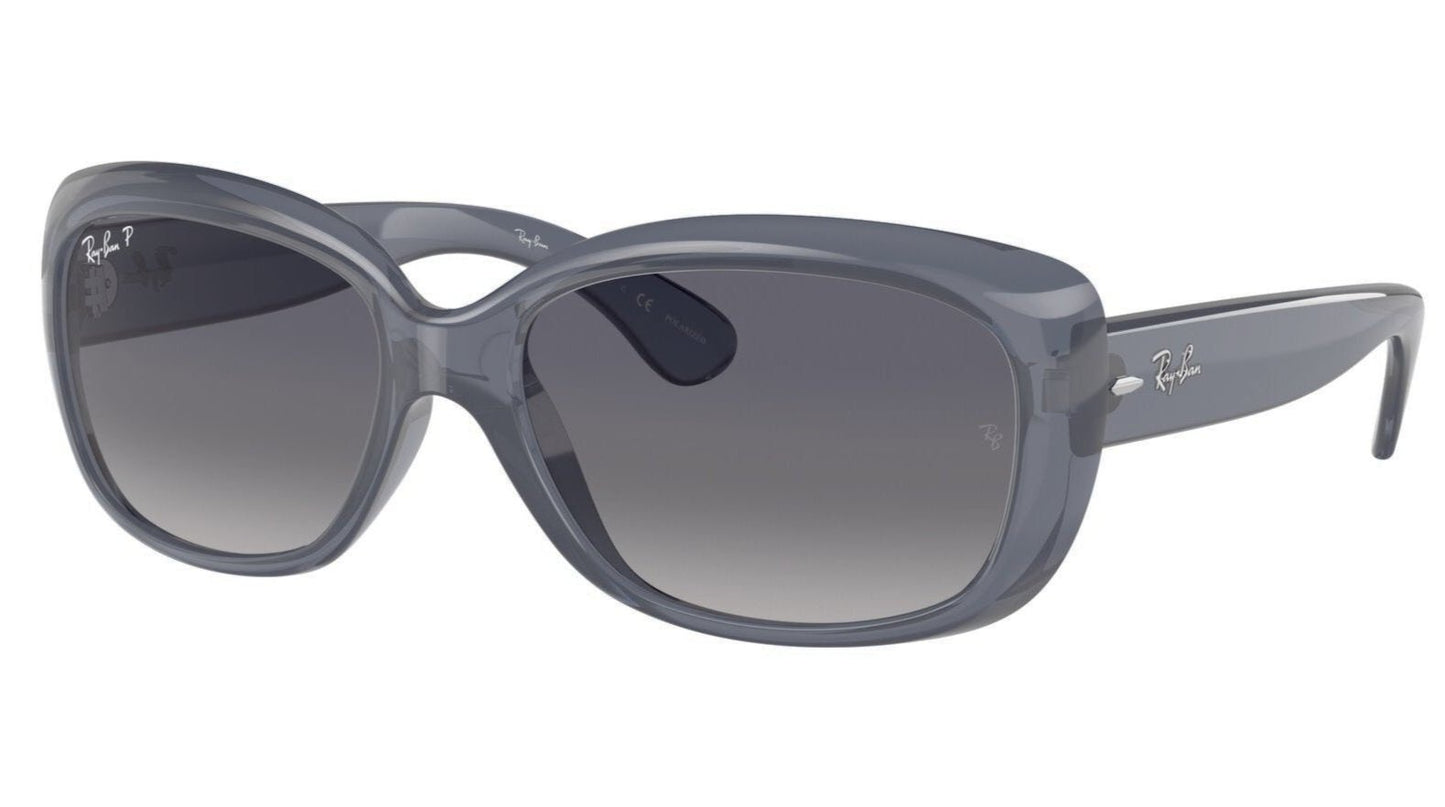 Ray-Ban Jackie Ohh Polarised Transparent Blue Grey Gradient (4101 659278)