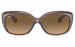 Ray-Ban Jackie Ohh Polarised Transparent Dark Brown Brown Gradient (4101 6593M2)