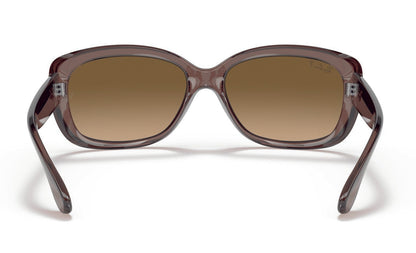 Ray-Ban Jackie Ohh Polarised Transparent Dark Brown Brown Gradient (4101 6593M2)