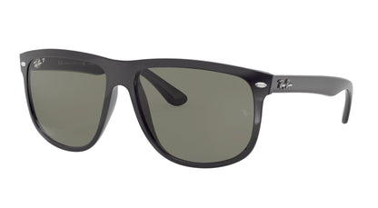 Ray-Ban Boyfriend 4147 Polarised Shiny Black Green (4147 601/58)