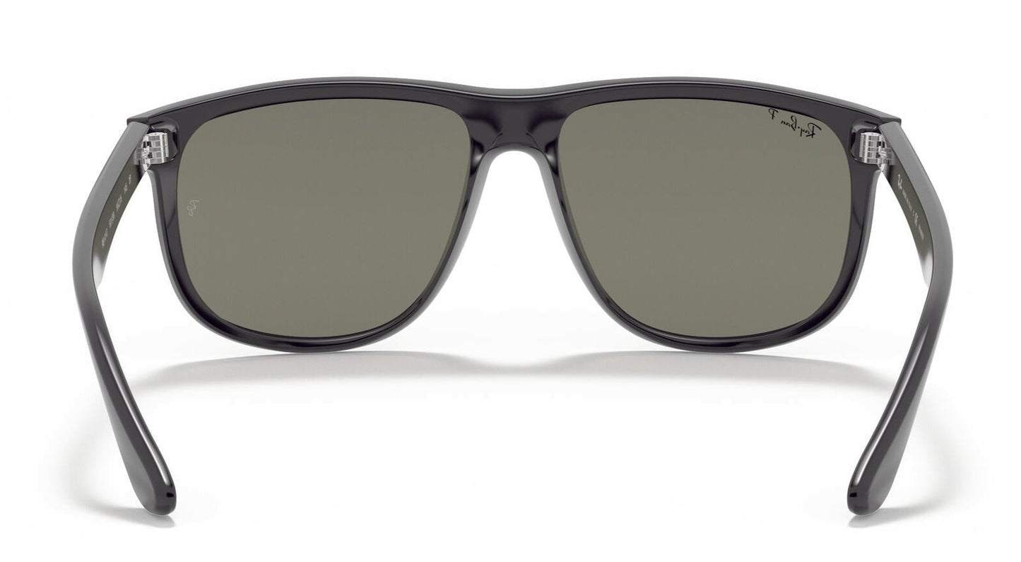 Ray-Ban Boyfriend 4147 Polarised Shiny Black Green (4147 601/58)