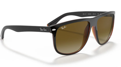 Ray-Ban 4147 Boyfriend Black on Brown Brown Gradient RB4147 609585 (60)