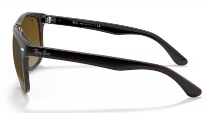 Ray-Ban 4147 Boyfriend Black on Brown Brown Gradient RB4147 609585 (60)