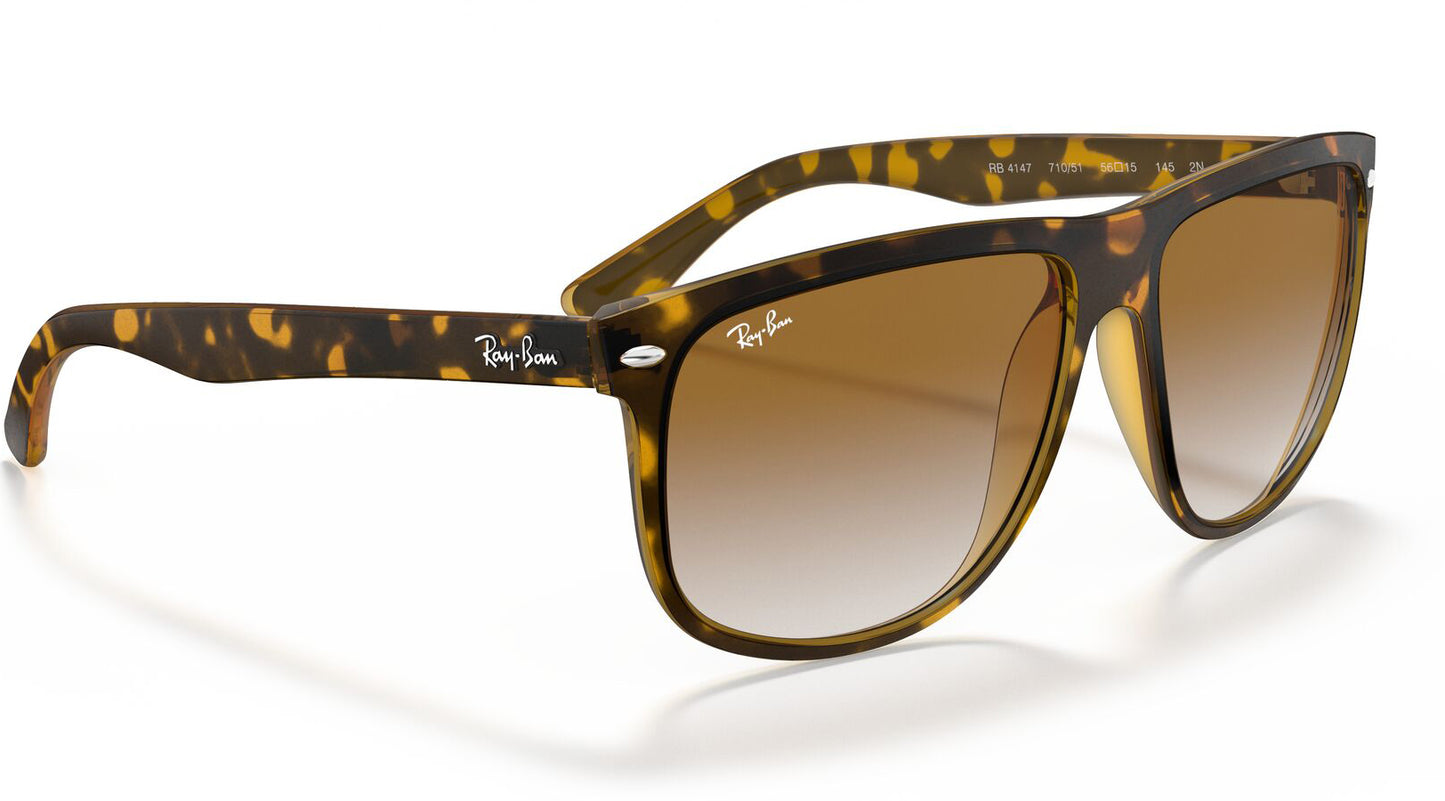 Ray-Ban 4147 Boyfriend Light Havana Light Brown Gradient RB4147 710/51 (60)