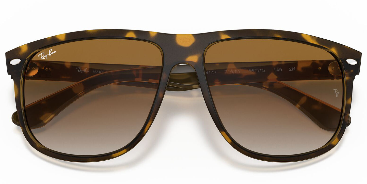 Ray-Ban 4147 Boyfriend Light Havana Light Brown Gradient RB4147 710/51 (60)