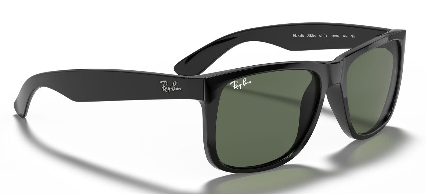 Ray-Ban 4165 Justin Rubber Black Dark Grey RB4165 601/71 (55)
