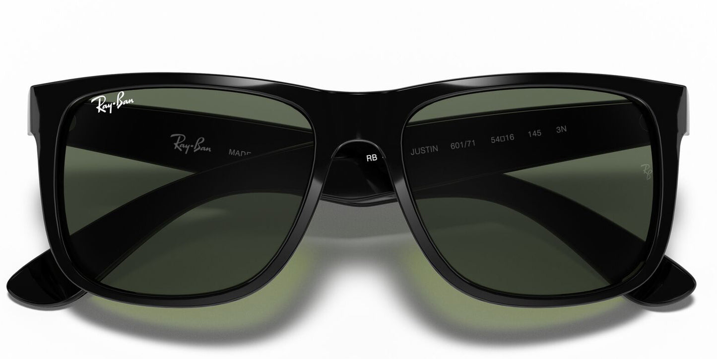 Ray-Ban 4165 Justin Rubber Black Dark Grey RB4165 601/71 (55)