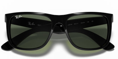 Ray-Ban 4165 Justin Rubber Black Dark Grey RB4165 601/71 (55)