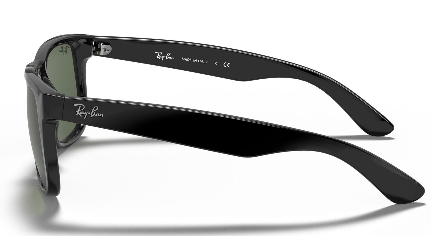 Ray-Ban 4165 Justin Rubber Black Dark Grey RB4165 601/71 (55)