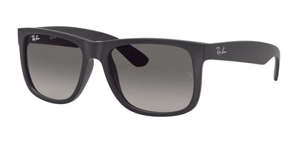 Ray-Ban Justin 4165 Black Rubber Grey Gradient (4165 601/8G)