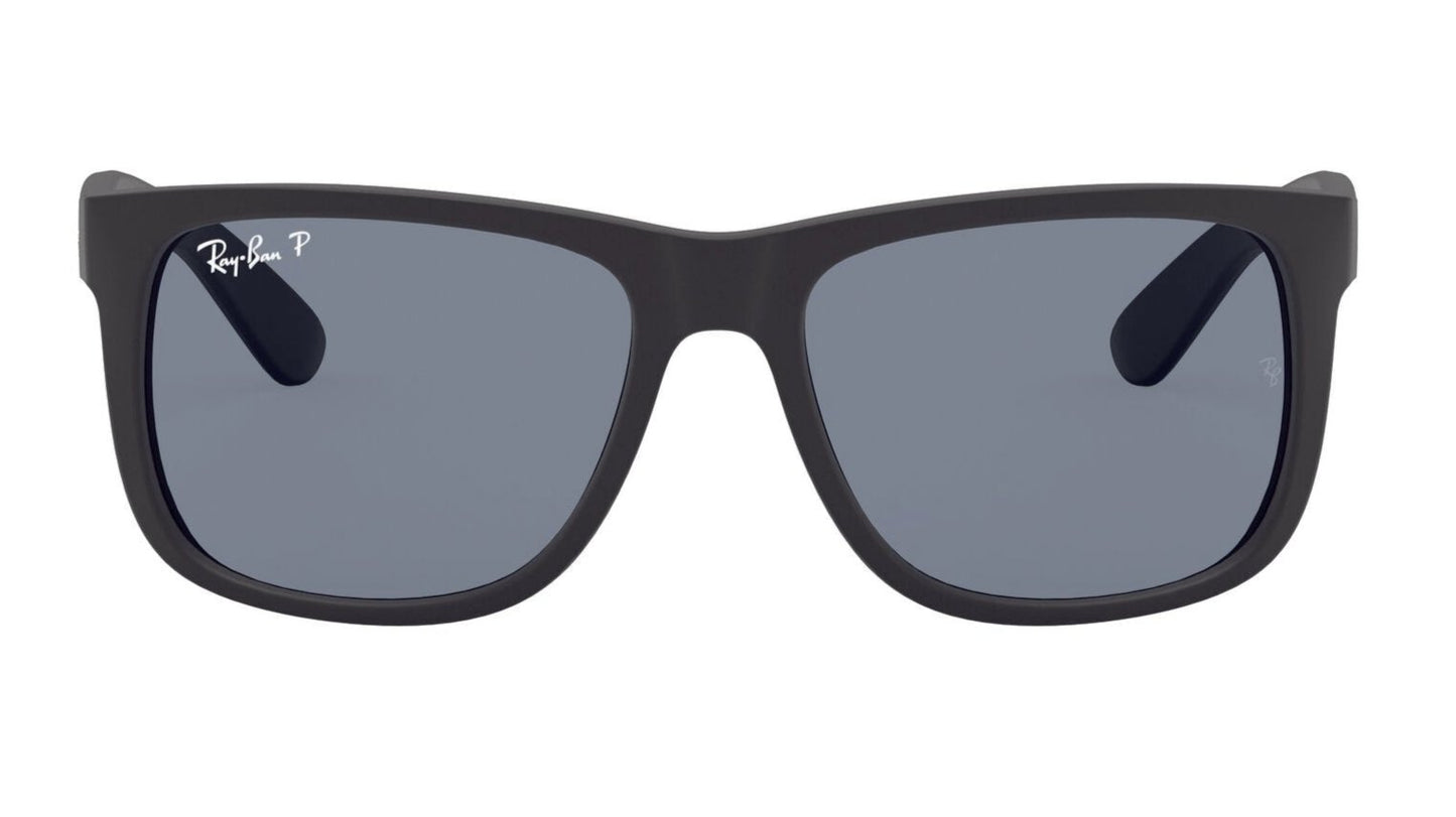 Ray-Ban Justin 4165 Polarised Black Rubber Dark Blue (4165 622/2V)