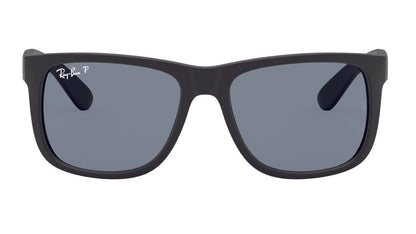 Ray-Ban Justin 4165 Polarised Black Rubber Dark Blue (4165 622/2V)