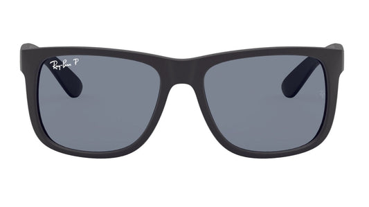 Ray-Ban Justin 4165 Polarised Black Rubber Dark Blue (4165 622/2V)