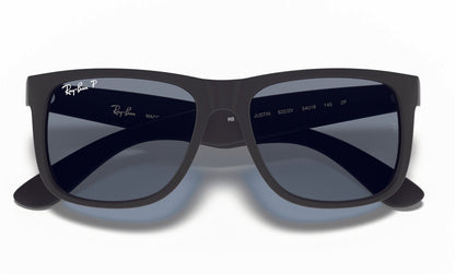 Ray-Ban Justin 4165 Sunglasses Black Rubber Dark Blue – Great