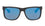 Ray-Ban Justin 4165 Black Rubber Blue Mirror (4165 622/55)