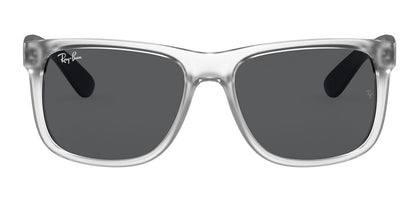Ray-Ban 4165 Justin Rubber Transparent Grey RB4165 651287 (55)