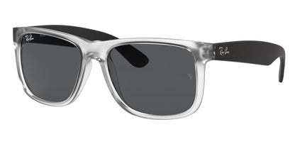 Ray-Ban 4165 Justin Rubber Transparent Grey RB4165 651287 (55)