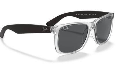 Ray-Ban 4165 Justin Rubber Transparent Grey RB4165 651287 (55)