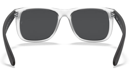 Ray-Ban 4165 Justin Rubber Transparent Grey RB4165 651287 (55)
