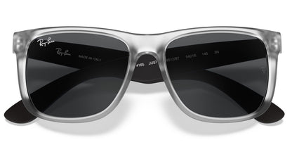 Ray-Ban 4165 Justin Rubber Transparent Grey RB4165 651287 (55)