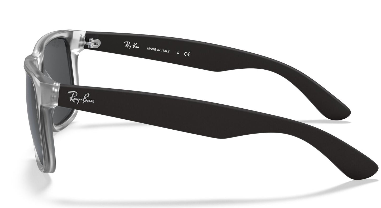 Ray-Ban 4165 Justin Rubber Transparent Grey RB4165 651287 (55)