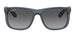 Ray-Ban 4165 Justin Polarised Transparent Blue Grey RB4165 6596T3 (55)