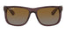 Ray-Ban 4165 Justin Polarised Transparent Dark Brown Brown Gradient RB4165 6597T5 (55)