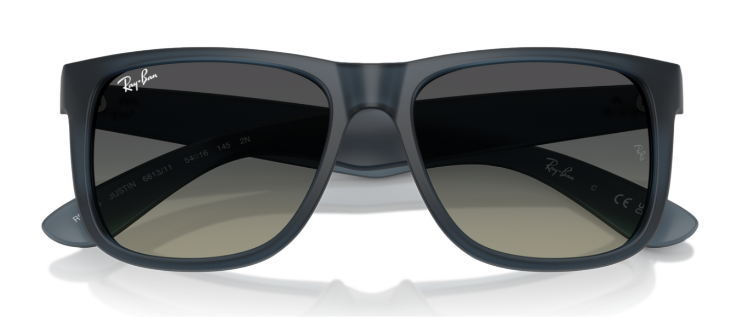 Ray-Ban Justin 4165 Rubber Blue Grey Gradient (4165 681311)